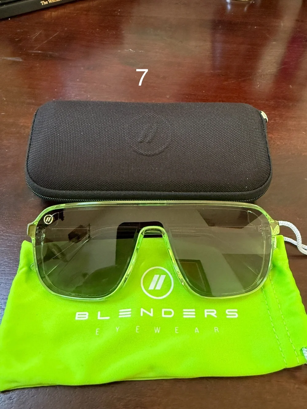 Blenders Men’s Shield Sunglasses - Green/Pink Mirrored Lens